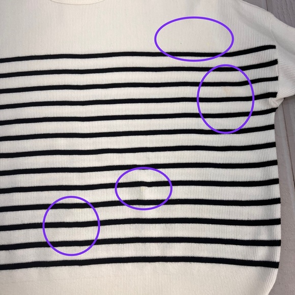 NWT Oversized Batwing Sweaters 2024 Fall Outfits Crewneck Ribbed Knit Side Slit - Picture 12 of 17